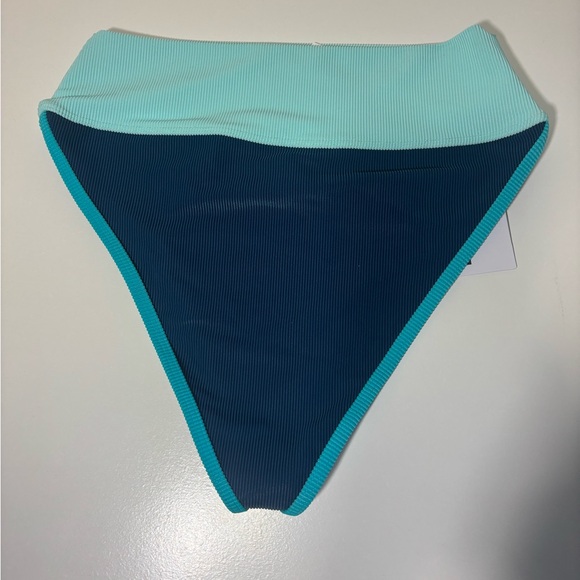 Beach Riot Blue High-Cut Bikini - Picture 2 of 3